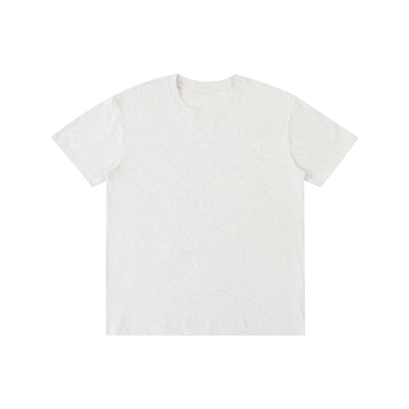 Pure Cotton Unisex T-Shirt - Flower Gray front