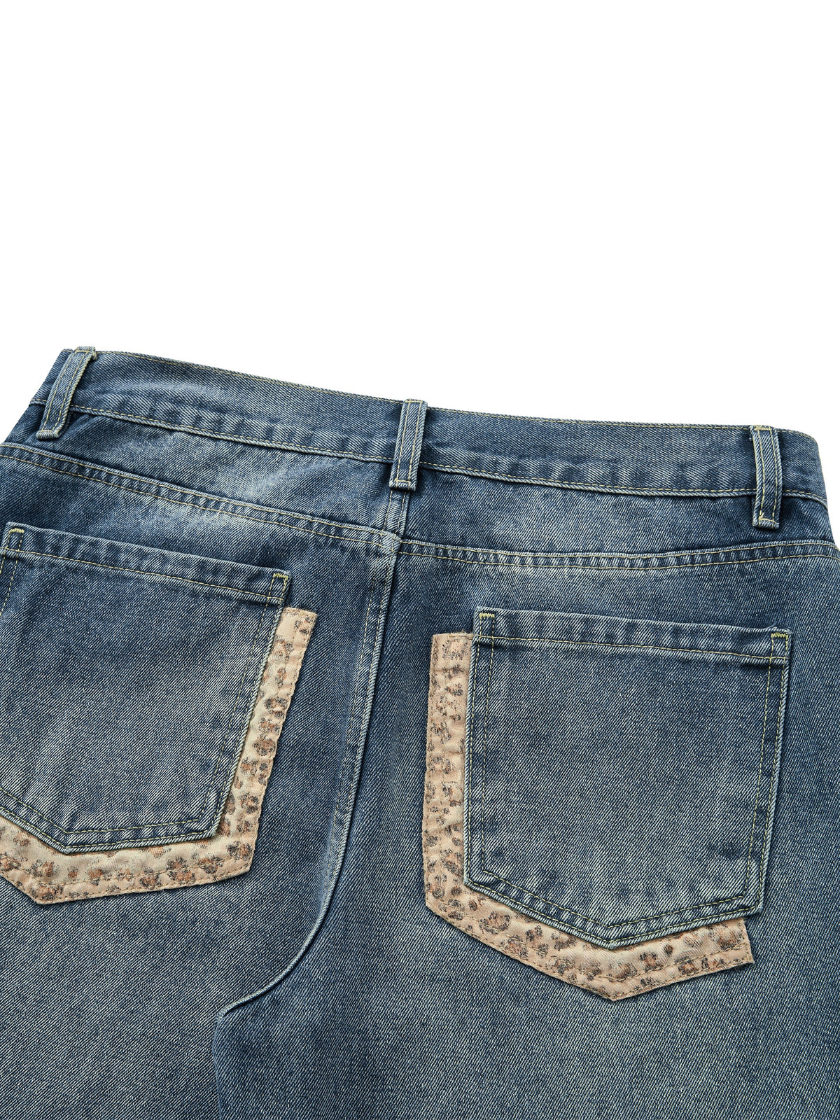 Men's Vintage Wash Denim Jeans