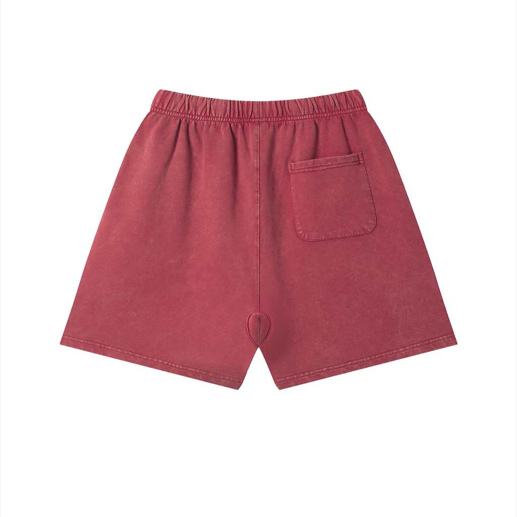 Unisex Vintage Wash Cotton Shorts