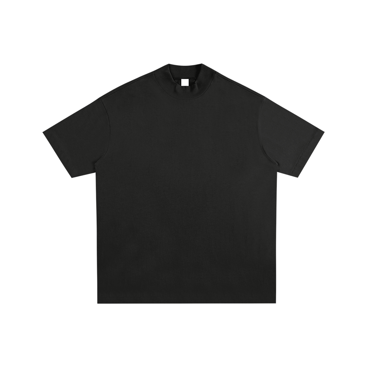 Black Essential Cotton T-Shirt front product view