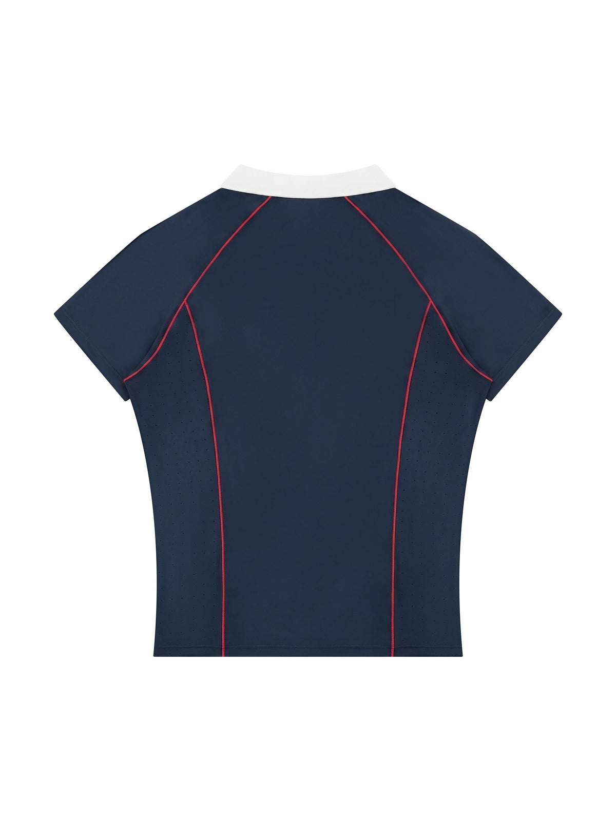 Women’s Slim Fit Quarter-Zip Polo Shirt