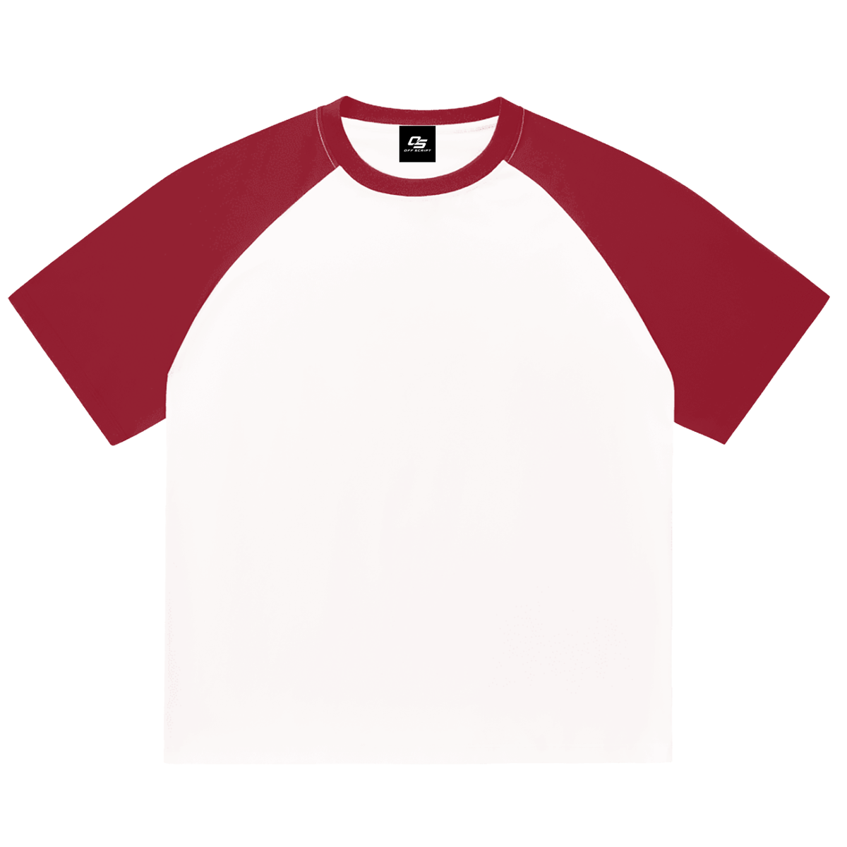 Color-Blocked Raglan Sleeve T-Shirt