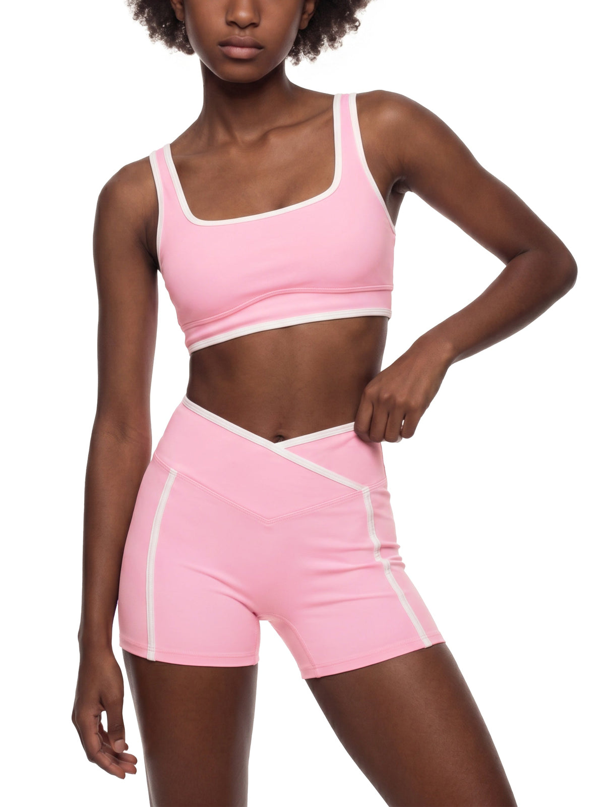 Women’s Colour Block Yoga Sports Bra gallery view