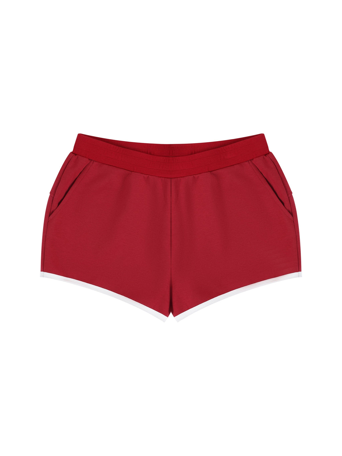 Women’s Retro Contrast Binding Shorts