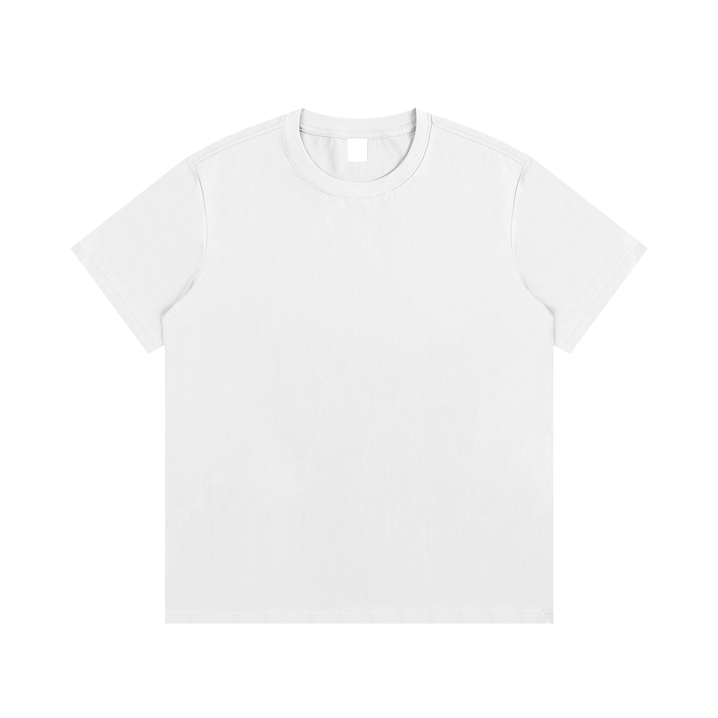 Essential Cotton T-Shirt - White front