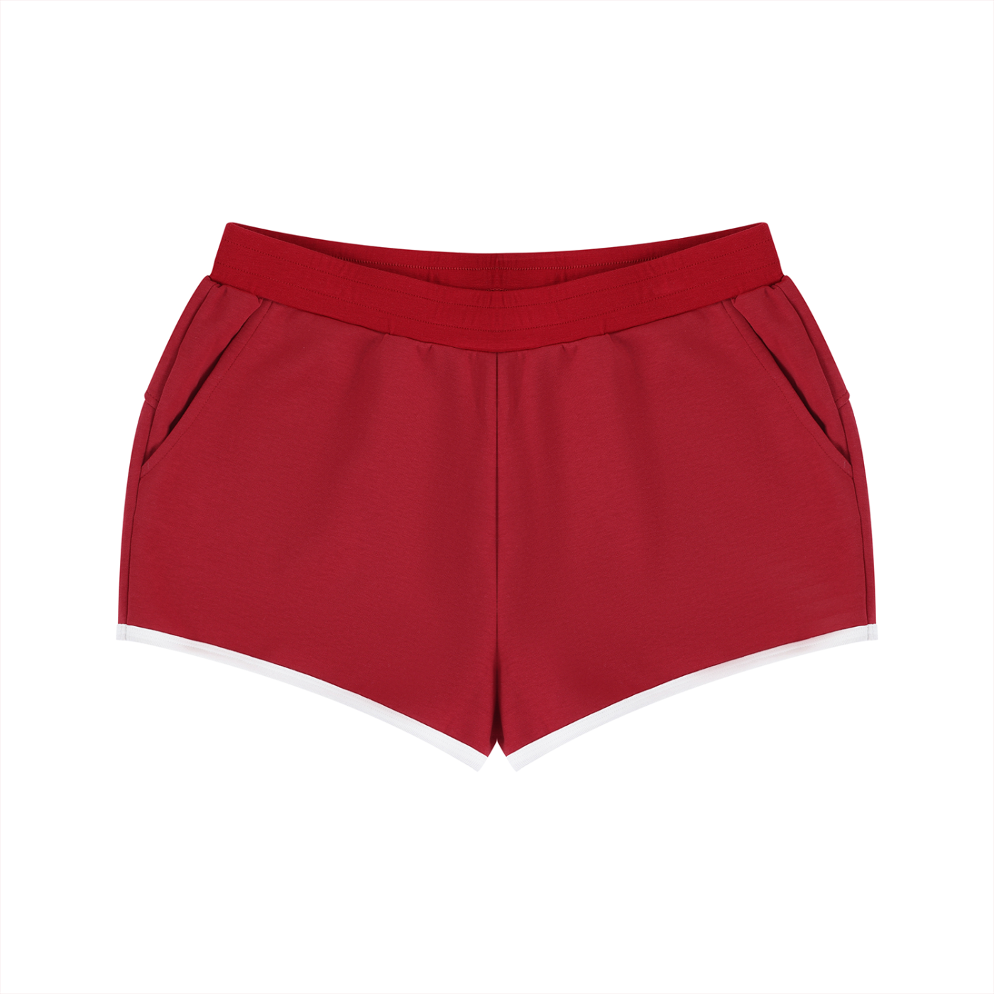 Women’s Retro Contrast Binding Shorts
