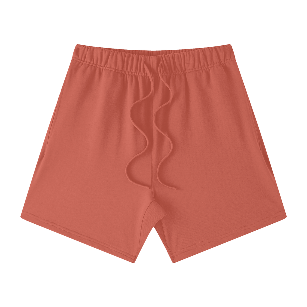 Men’s Earth-Tone Loose-Fit Cotton Shorts