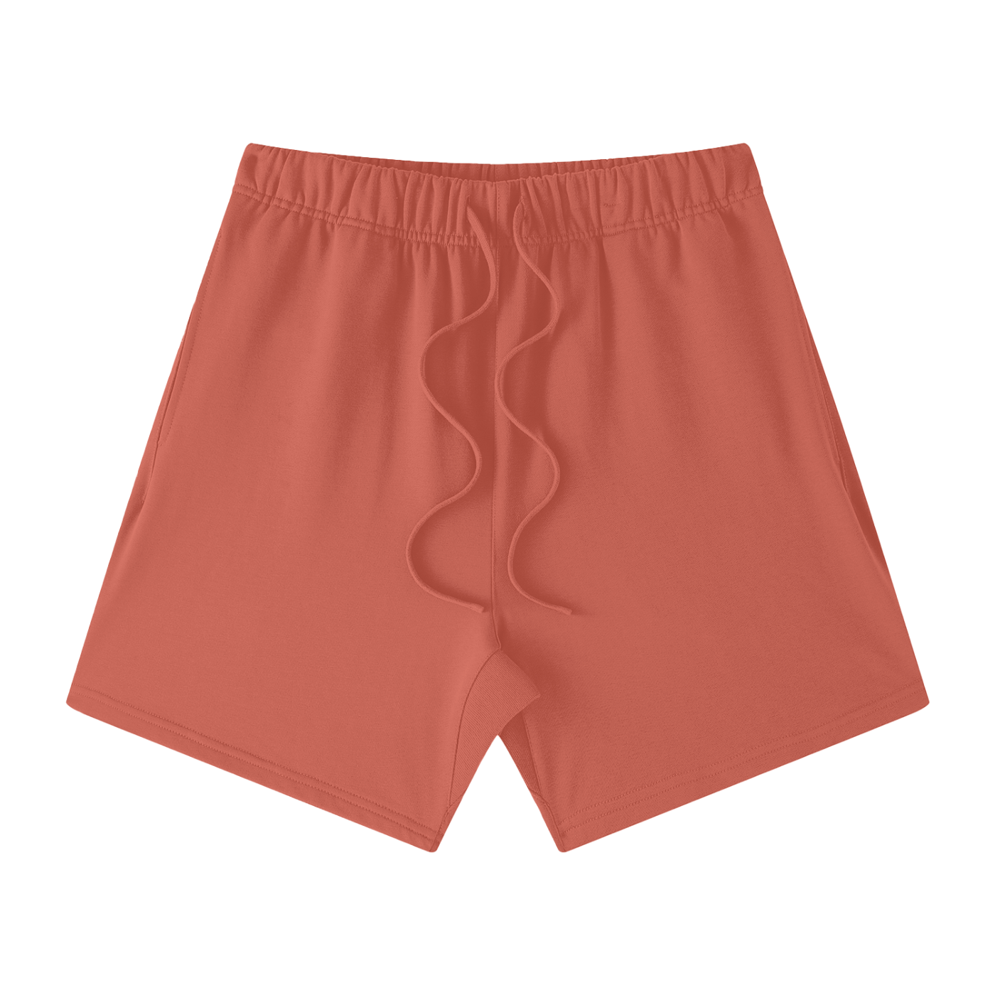 Men’s Earth-Tone Loose-Fit Cotton Shorts