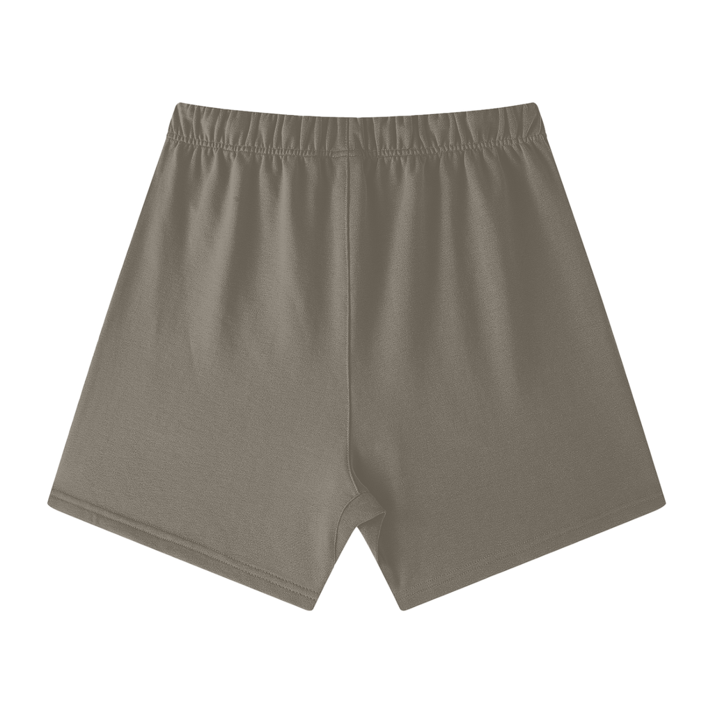 Men’s Earth-Tone Loose-Fit Cotton Shorts