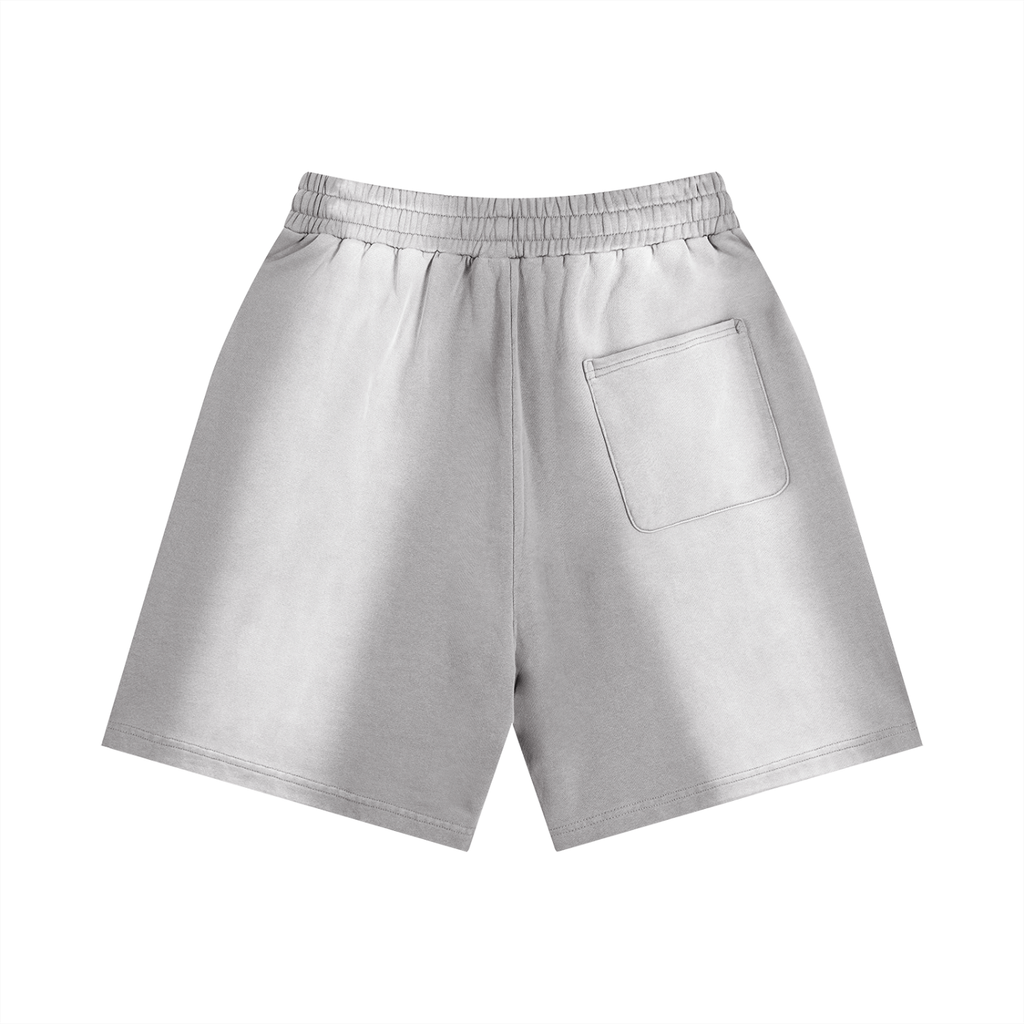 Sun-Faded Distressed Shorts