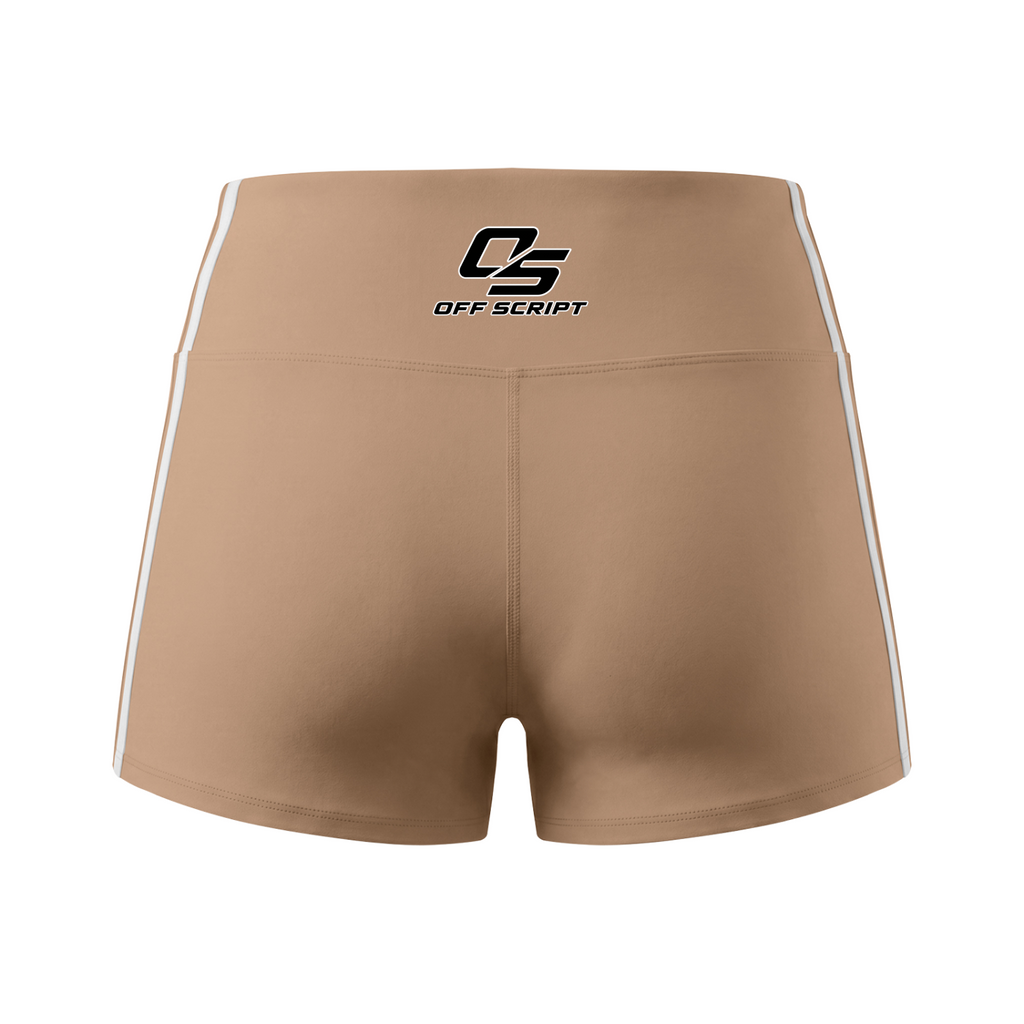 Off Script Women’s High-Waist Colour-Block Yoga Shorts