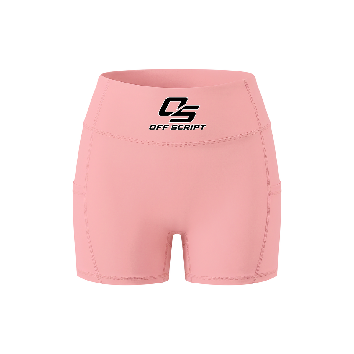 Off Script Women’s High-Rise Side-Pocket Yoga Shorts