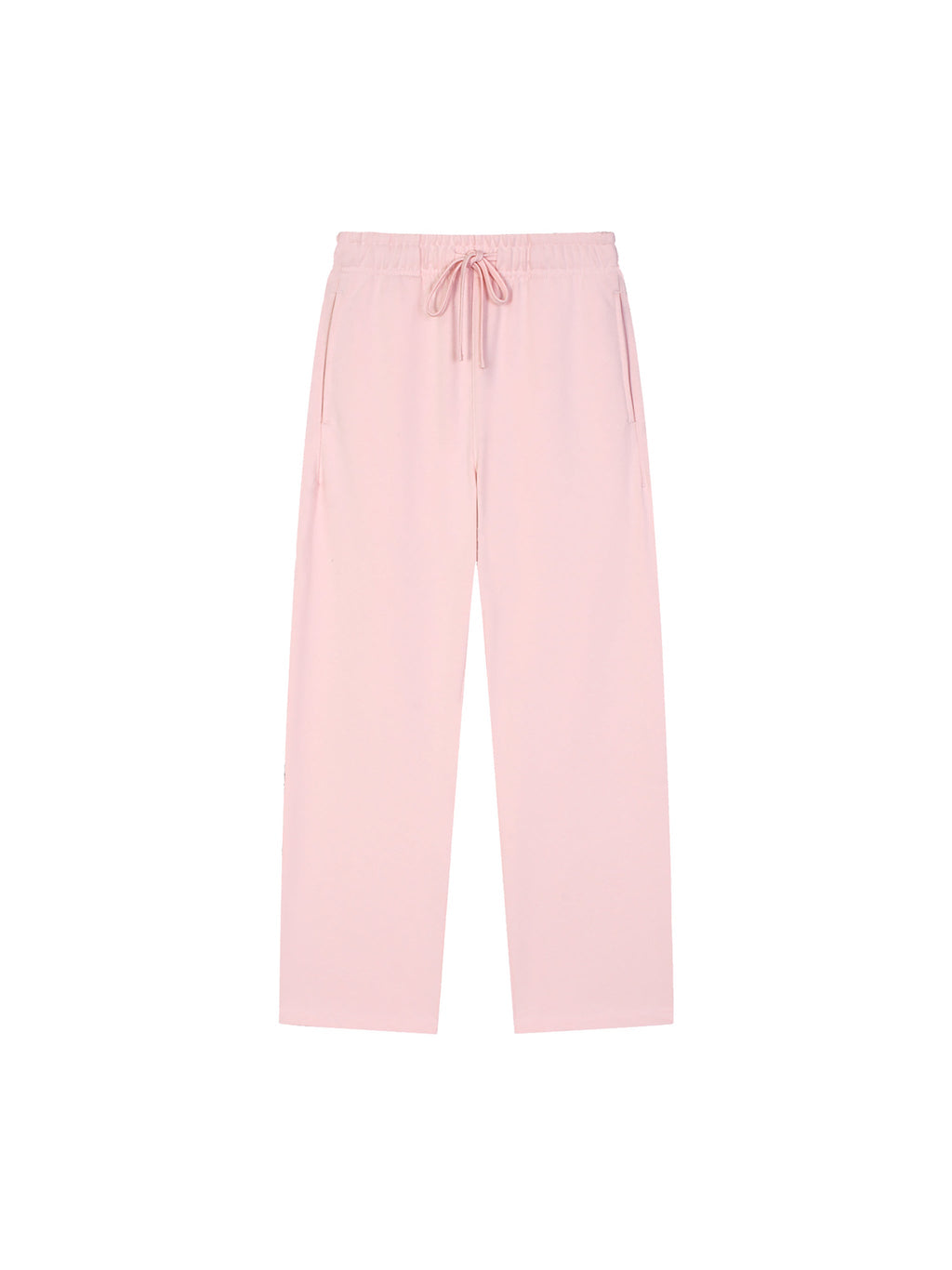 Solid Colour Straight-Leg Sweatpants