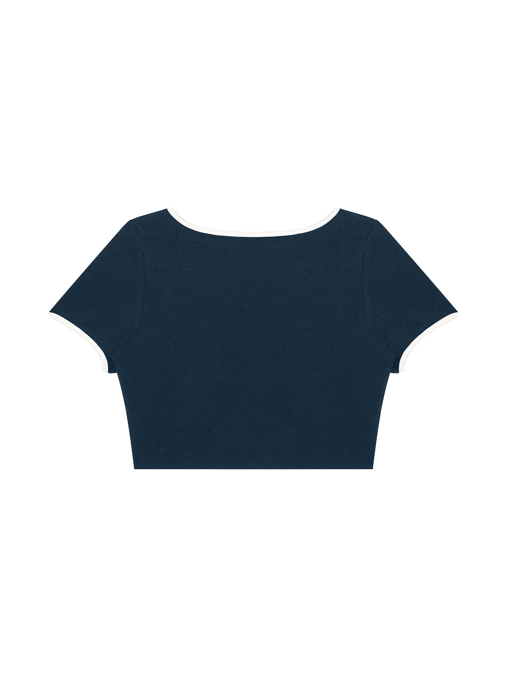 Women's Color Block Crop T-Shirt