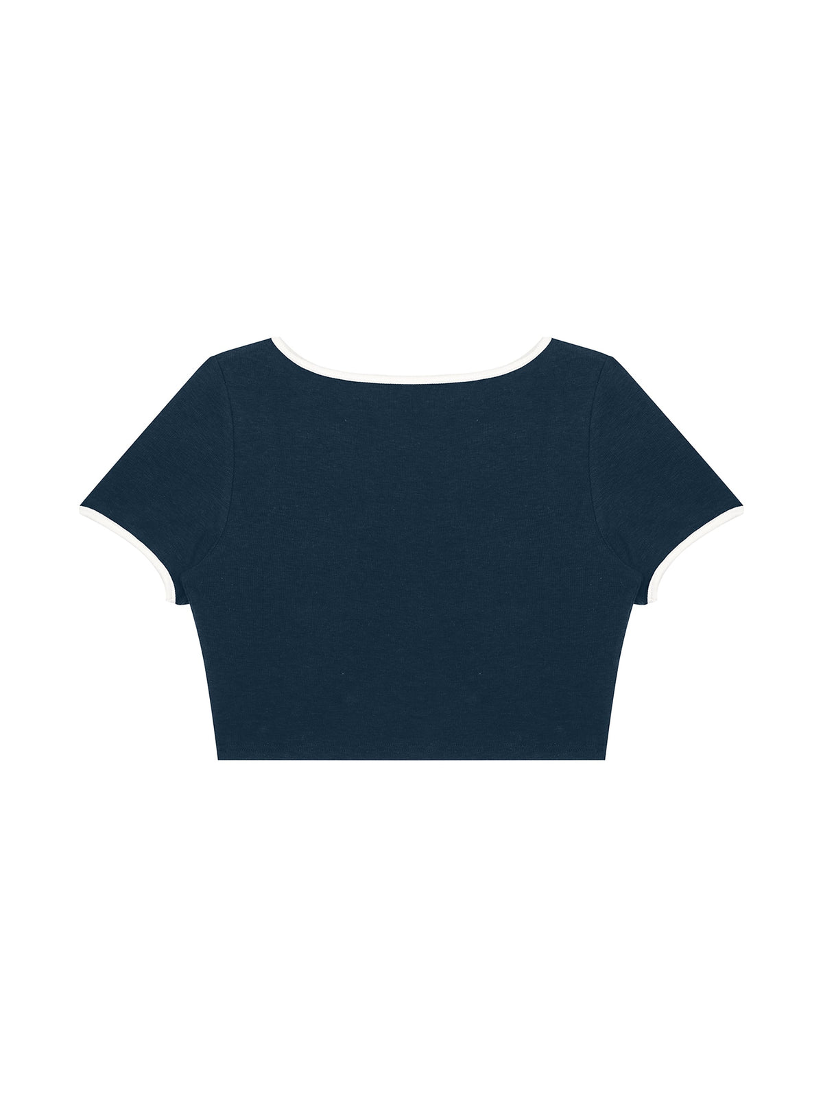 Women's Color Block Crop T-Shirt