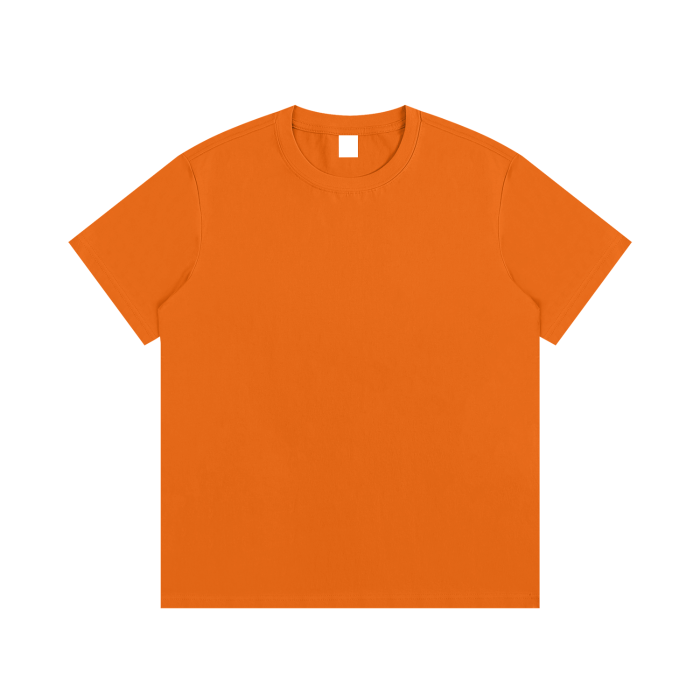 Essential Cotton T-Shirt - Light Orange front