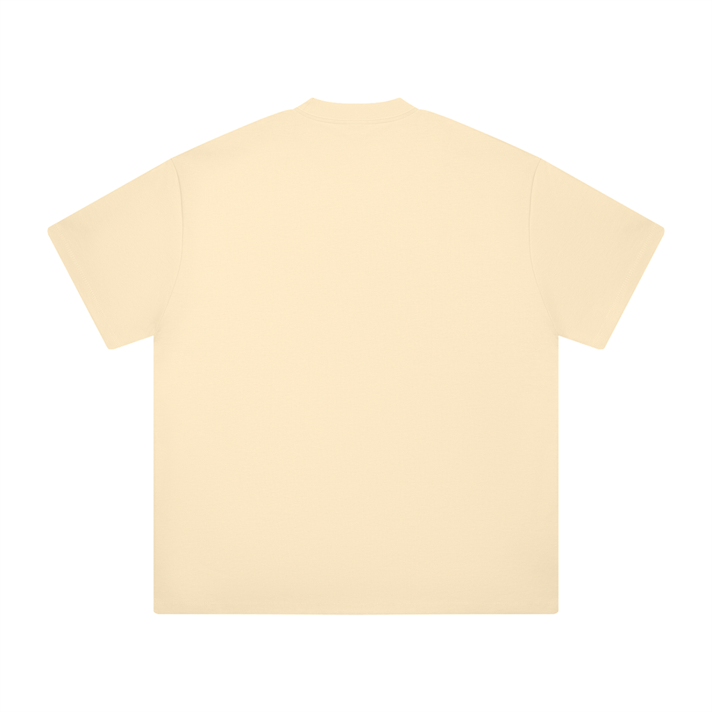Apricot Heavyweight Drop Shoulder T-Shirt back product view
