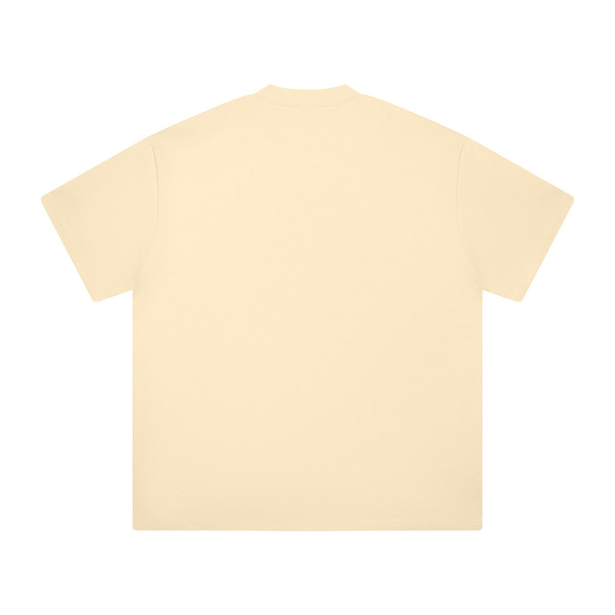 Apricot Heavyweight Drop Shoulder T-Shirt back product view