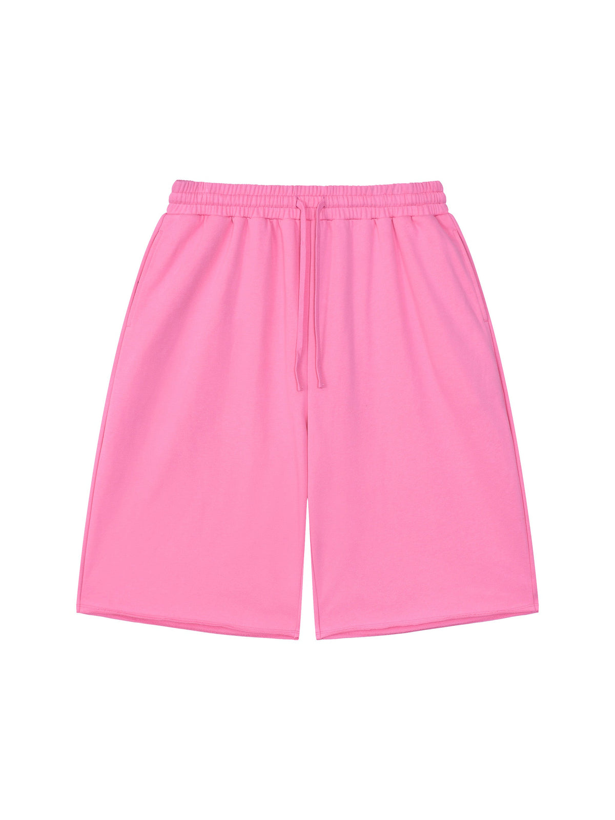 Unisex Loose Raw Edge Shorts