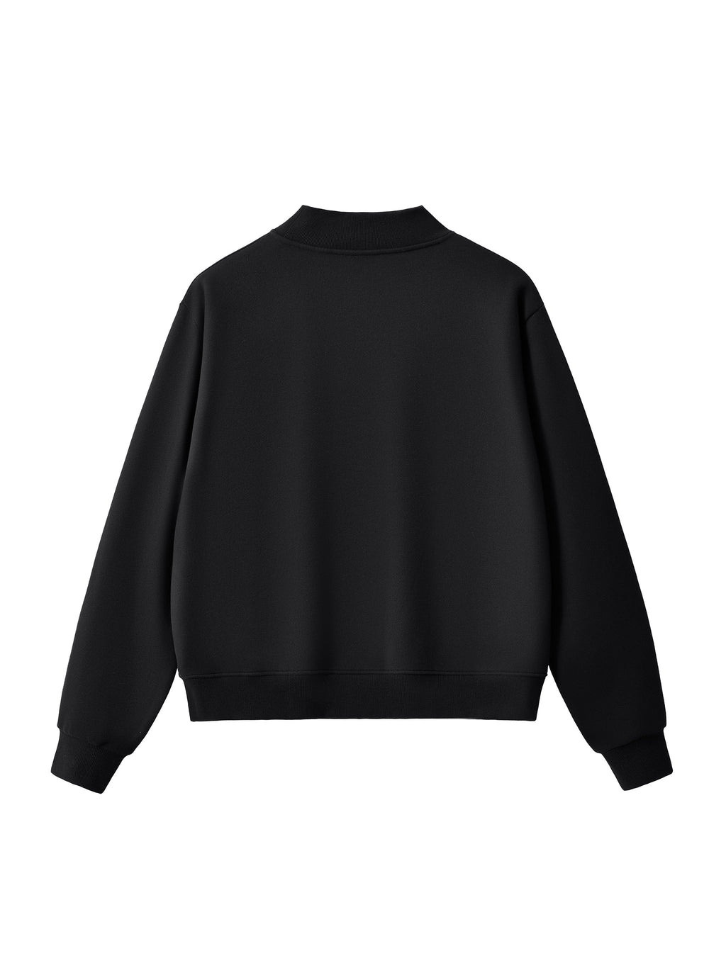 Essential Fleece Mock-Neck Crew Sweatshirt – product view 10
