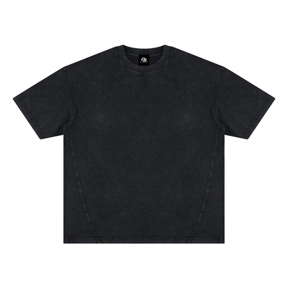Unisex Vintage Wash Paneling T-Shirt