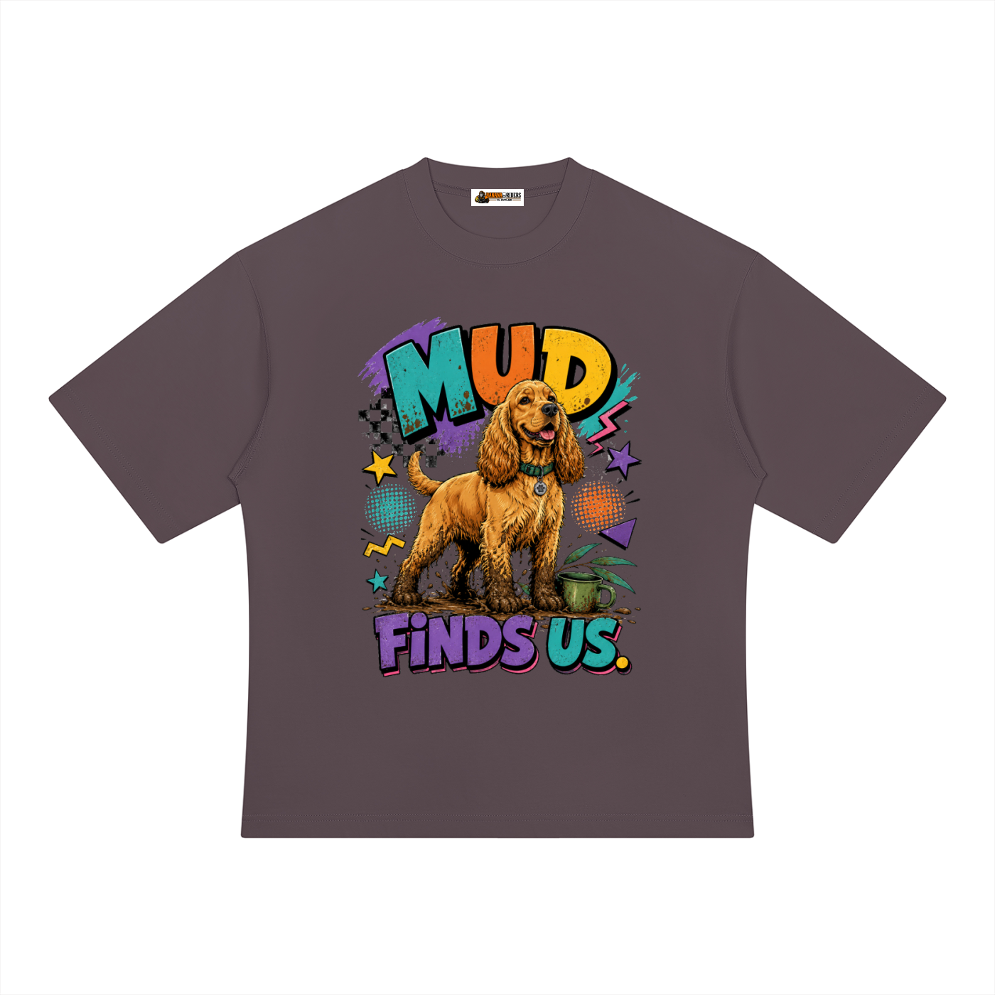 Mud Finds Us Unisex Heavyweight Oversized T-Shirt
