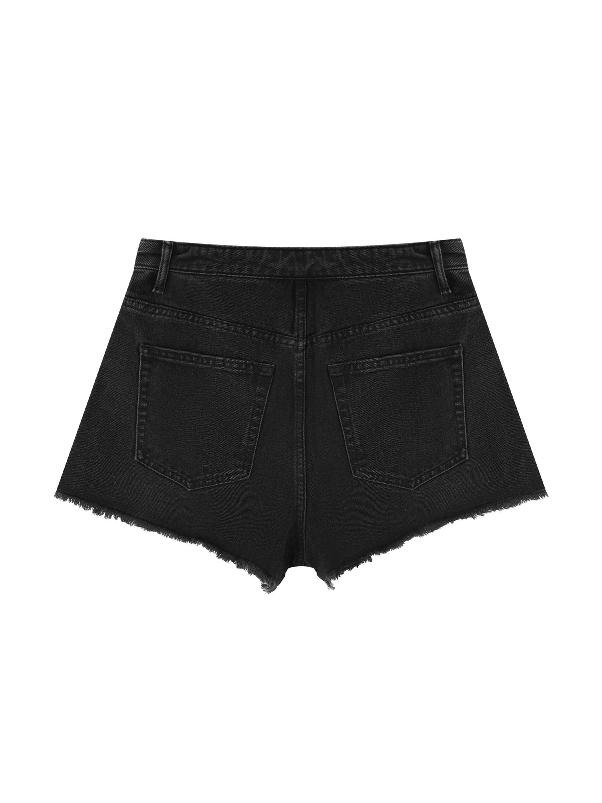 Women’s Vintage Wash High Rise Denim Shorts