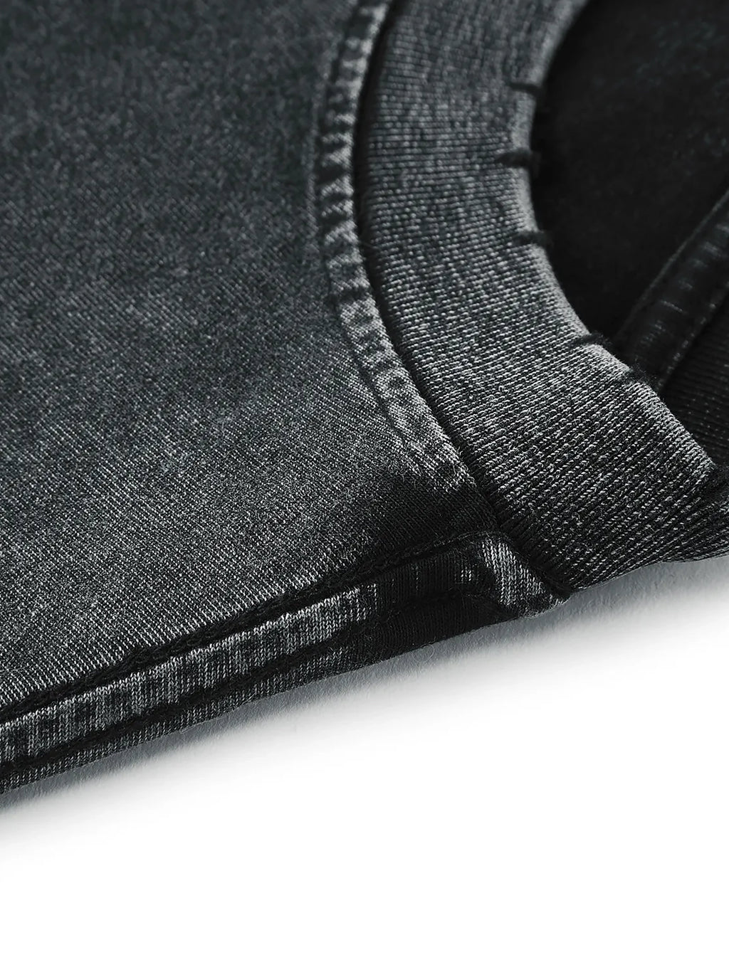Snow Washed Frayed Hem Tank Top