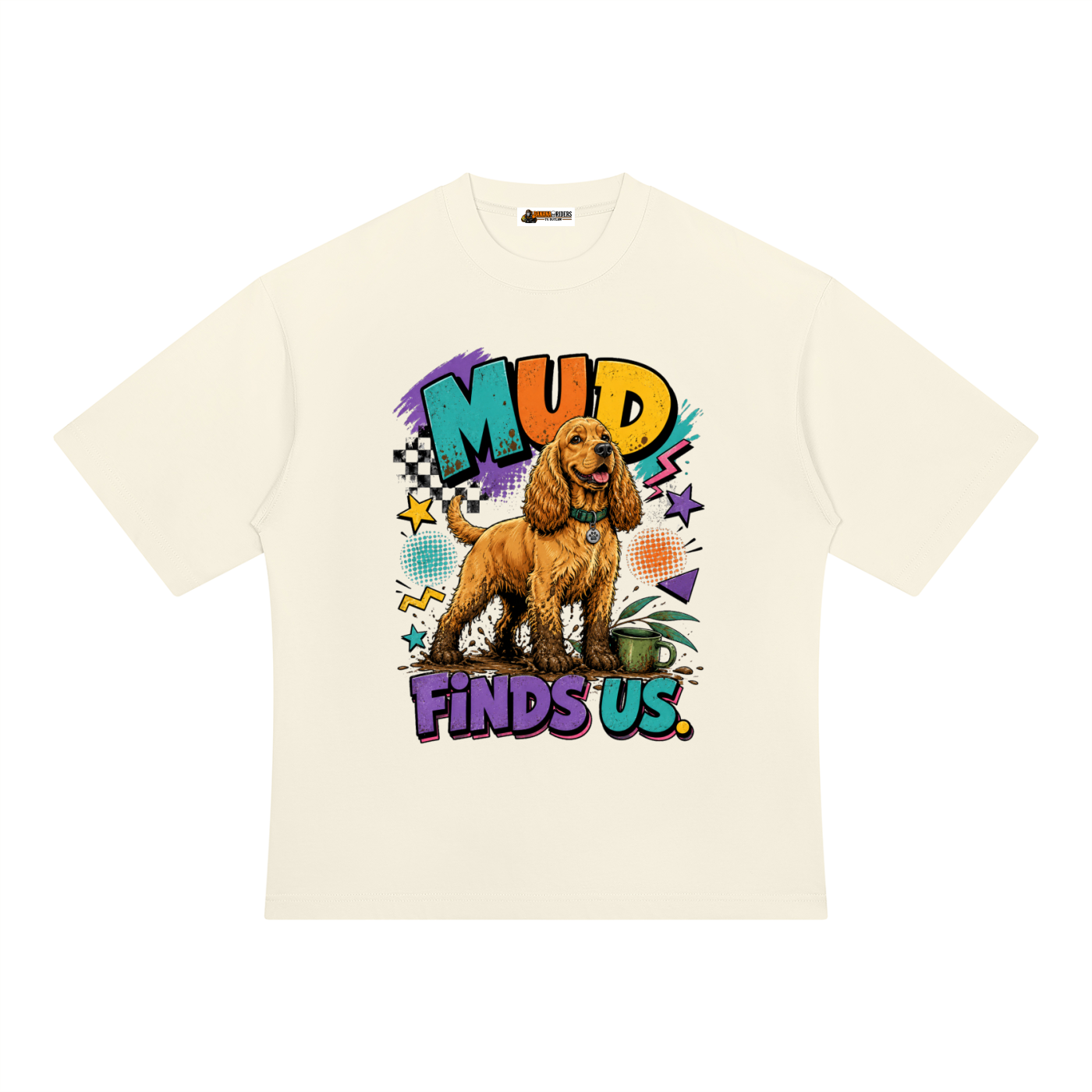 Mud Finds Us Unisex Heavyweight Oversized T-Shirt