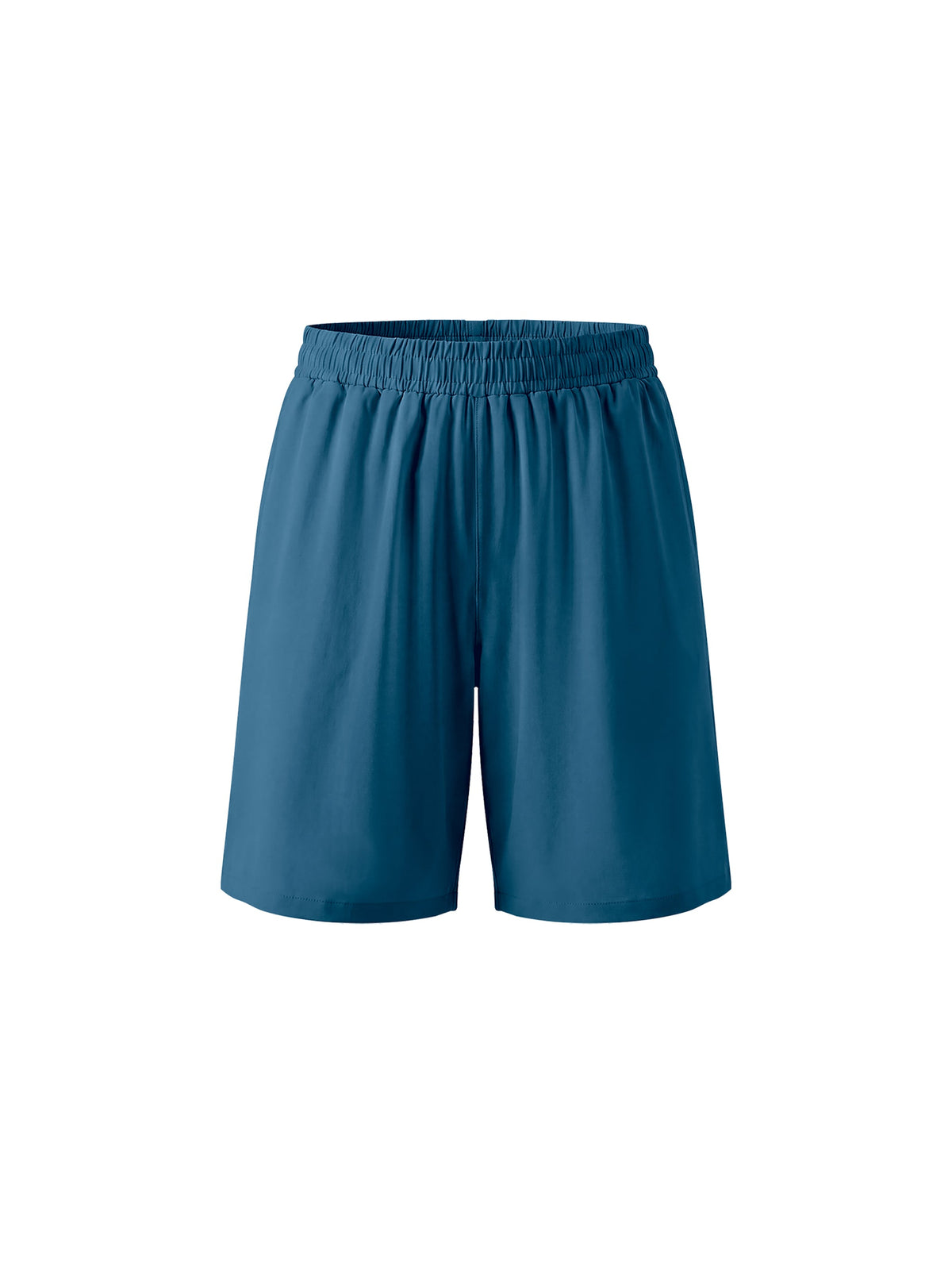 Men’s Solid Elastic Waist Shorts