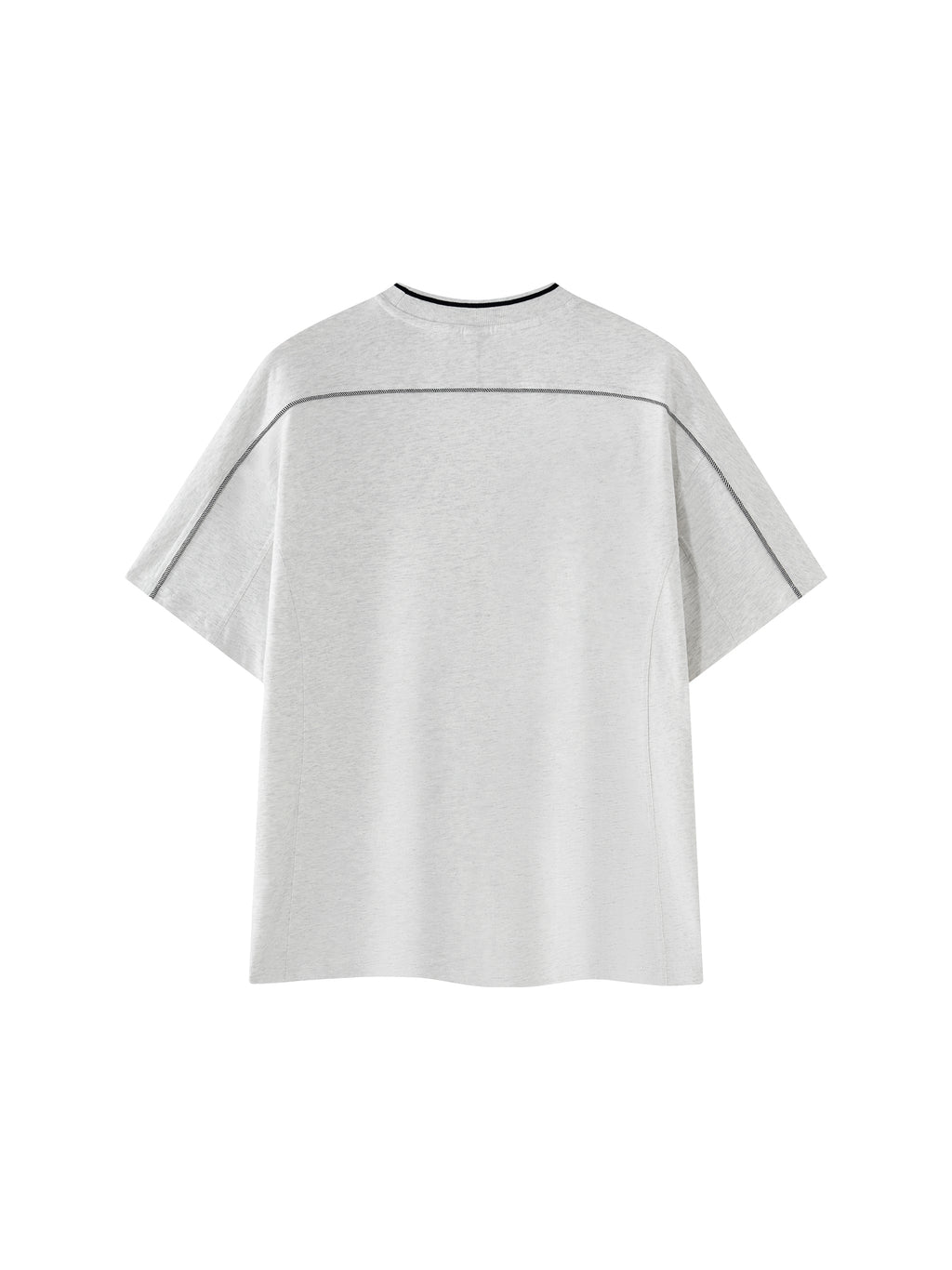 Unisex Oversized Contrast Tape T-Shirt