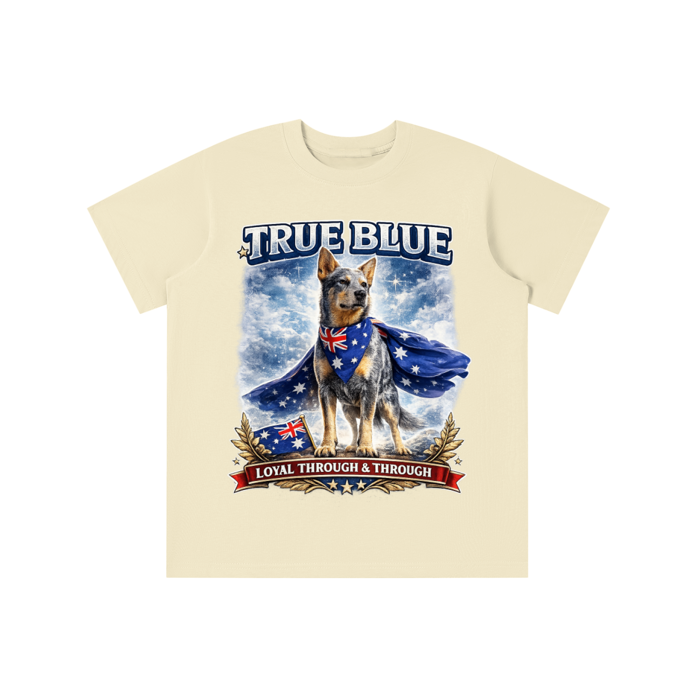True Blue Aussie Dog Kids' Cotton T-Shirt