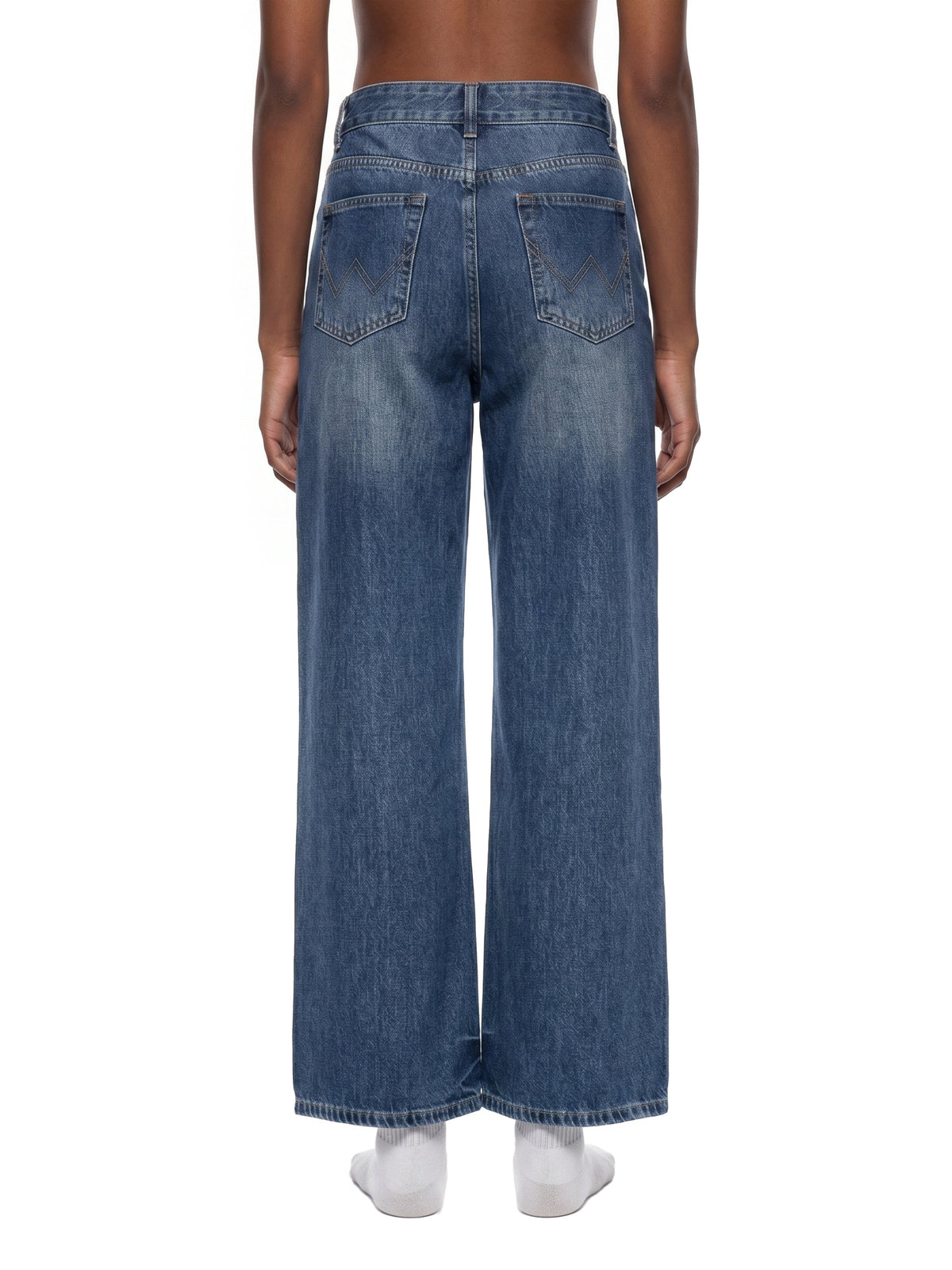 Women’s Vintage Wash Wide Leg Jeans