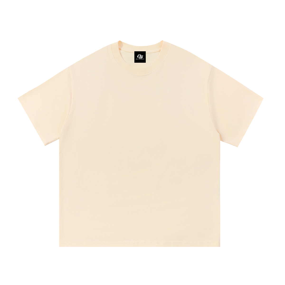 Apricot Unisex Essential Cotton T-Shirt front view
