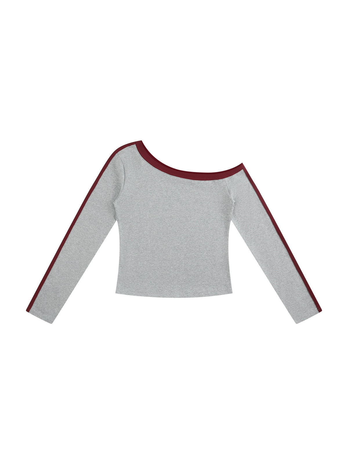 Women’s Color Block Off-the-Shoulder T-Shirt