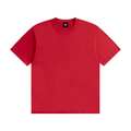 Red Unisex Seamless Cotton T-Shirt front view