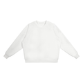 Unisex Oversized V-Neck Sweatshirt – White front