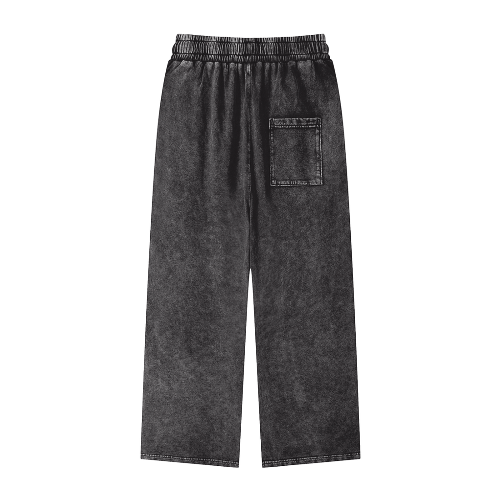Unisex Snow-Washed Straight-Leg Pants product image