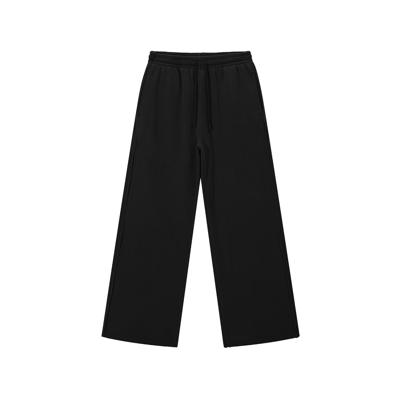 Snow-Washed Raw-Edge Sweatpants