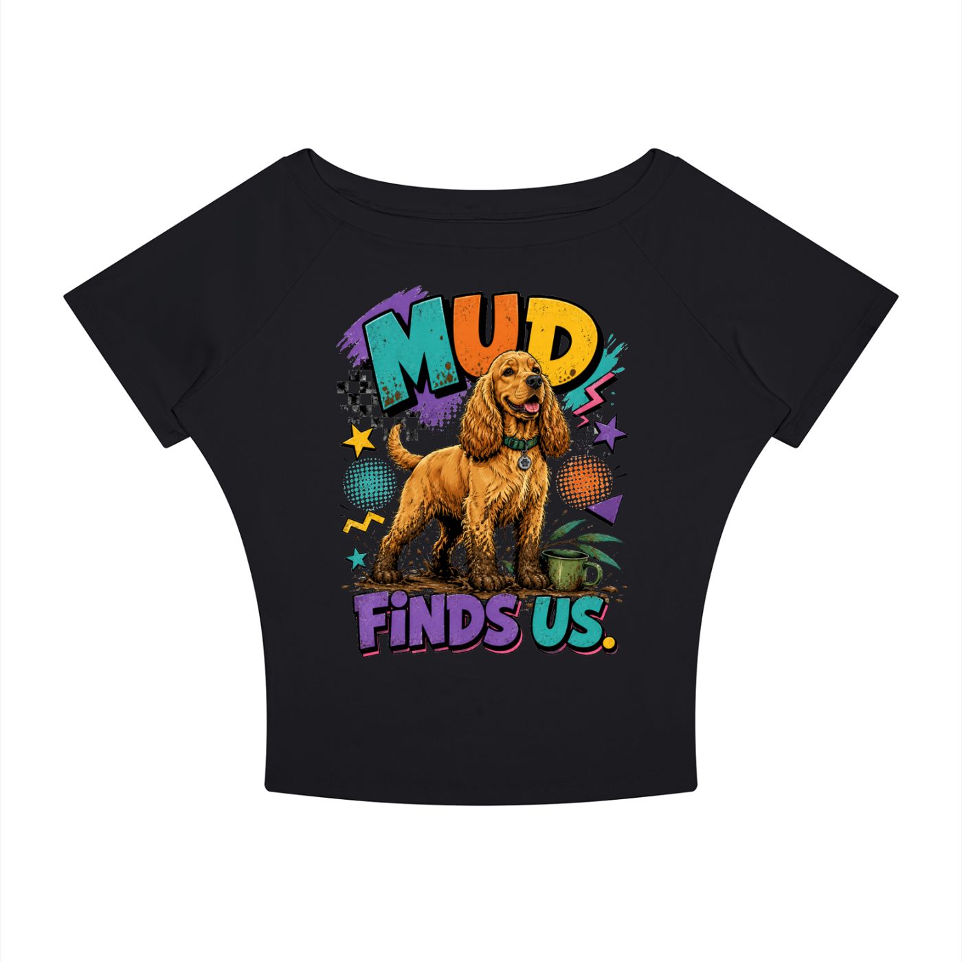 The Mud Finds Us Women’s Boatneck Raglan T-Shirt