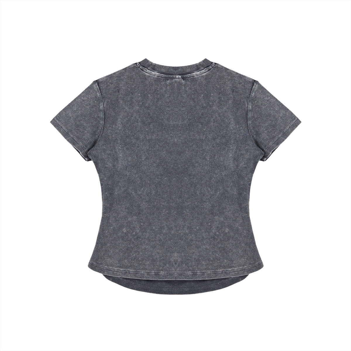 Vintage Washed Bodycon Cotton T-Shirt