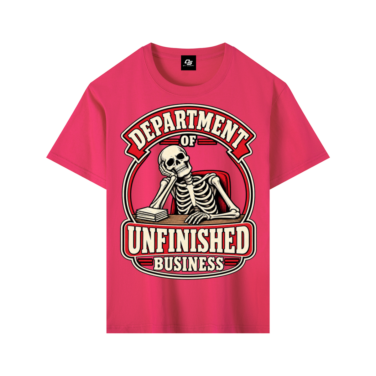 Department of Unfinished Business Pure Cotton Unisex T-Shirt