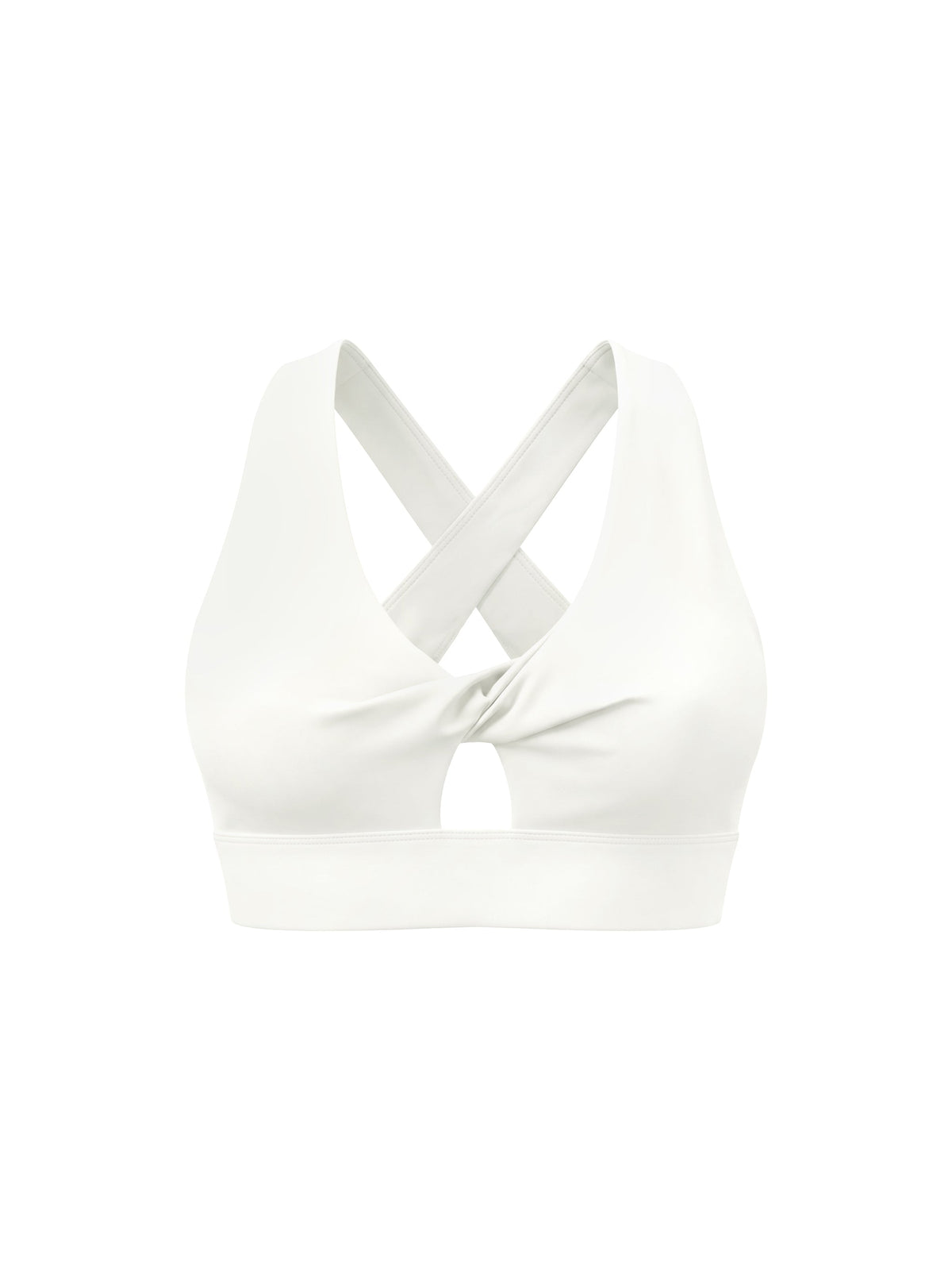 Women's Twist Front V-Neck Sports Bra