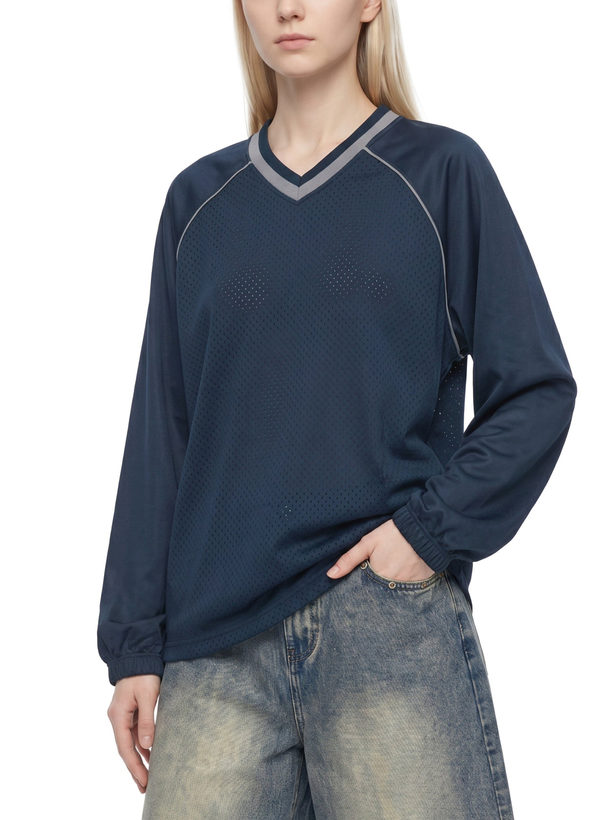 Unisex Panelled Long Sleeve Jersey