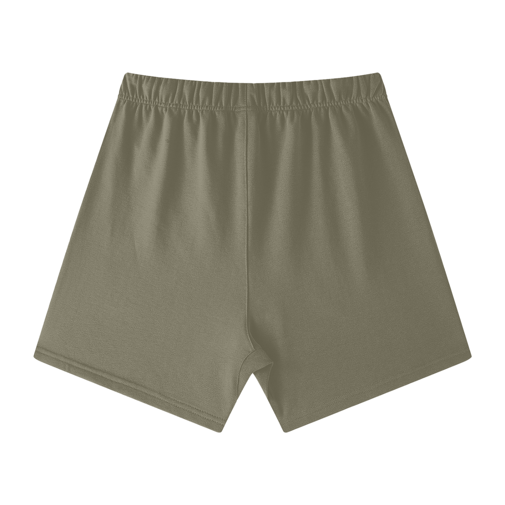 Men’s Earth-Tone Loose-Fit Cotton Shorts
