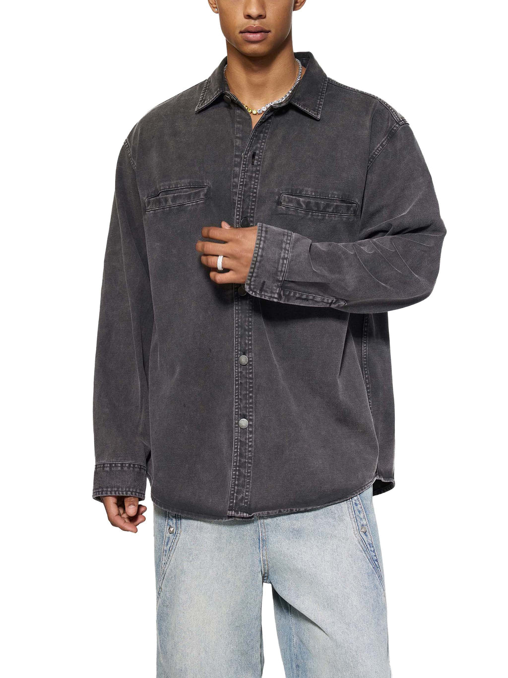 Denim Vintage Washed Heavyweight Jacket