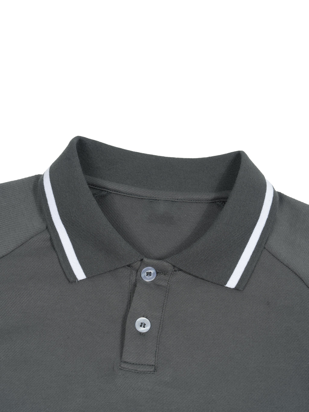 Unisex Raglan Piping Polo Shirt