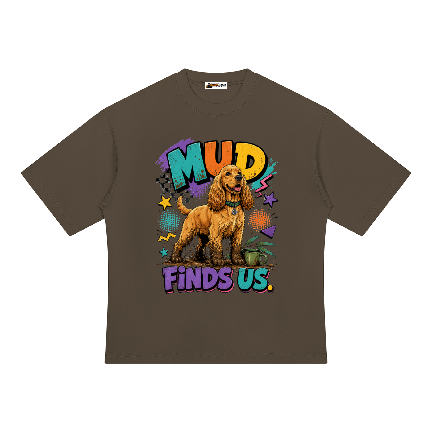 Mud Finds Us Unisex Heavyweight Oversized T-Shirt