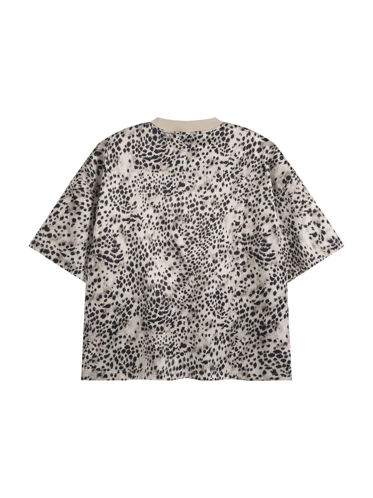 Unisex Leopard Print Boxy T-Shirt