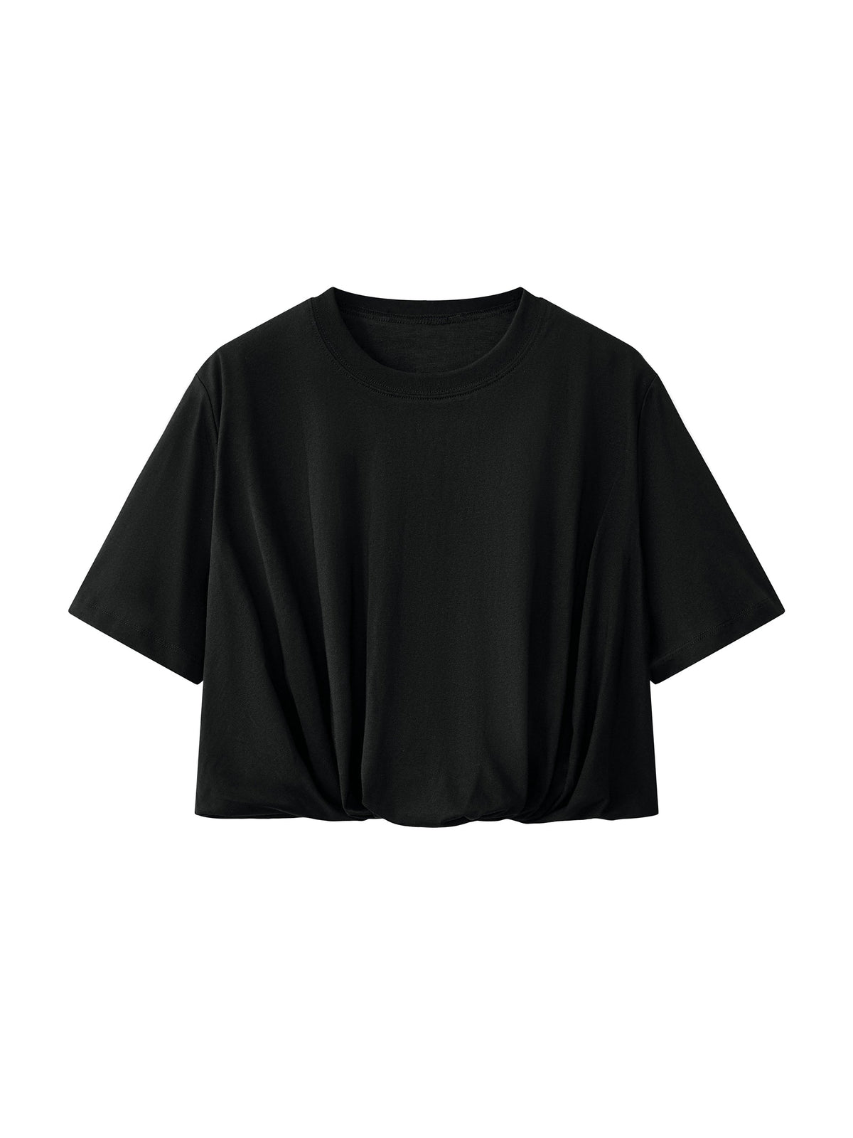 Women’s Crop Bubble Hem T-Shirt